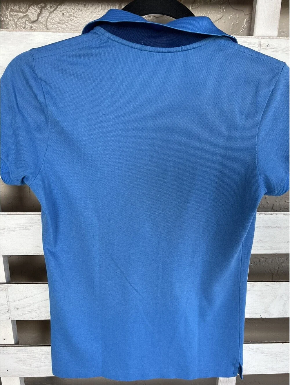 Ralph Lauren Golg Blue Pony Casual Polo Shirt Tailored Fit  Size S.